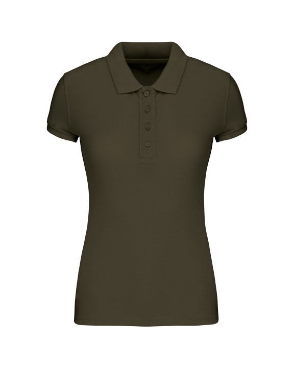 Polo's KARIBAN BIO piqué damespolo korte mouwen voor bedrukking &amp; borduring