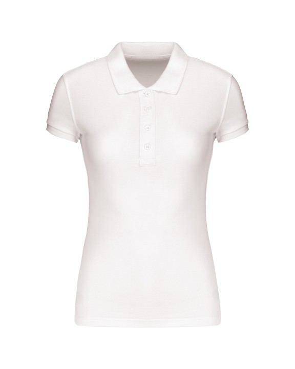 Polo's KARIBAN BIO piqué damespolo korte mouwen voor bedrukking &amp; borduring