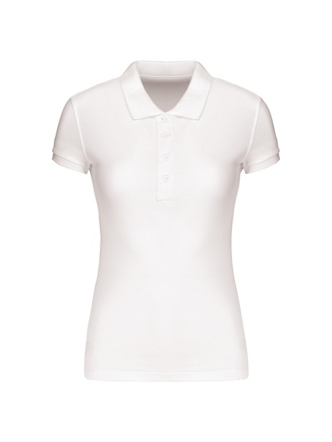 KARIBAN Polo piqué Bio manches courtes femme /api/colors/7a92cd2d-10d2-40b4-928b-296bb7487506 personnalisable