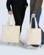 Tote bags SG CLOTHING Canvas Wide Shopper LH voor bedrukking &amp; borduring