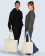 Tote bags SG CLOTHING Canvas Wide Shopper LH voor bedrukking &amp; borduring