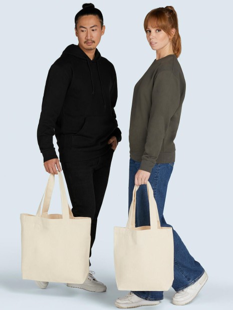 Tote bags à personnaliser SG CLOTHING Canvas Wide Shopper LH 