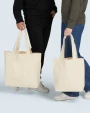 Tote bags SG CLOTHING Canvas Wide Shopper LH voor bedrukking &amp; borduring