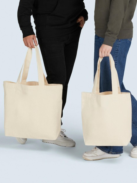 Tote bags à personnaliser SG CLOTHING Canvas Wide Shopper LH 
