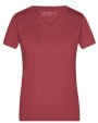 T-shirts JAMES & NICHOLSON Ladies` Heather T-Shirt voor bedrukking &amp; borduring