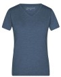 JAMES & NICHOLSON Ladies´ Heather T-Shirt T-Shirts personalisierbar