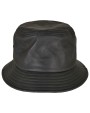 Bucket hats FLEXFIT Imitation Leather Bucket Hat voor bedrukking &amp; borduring