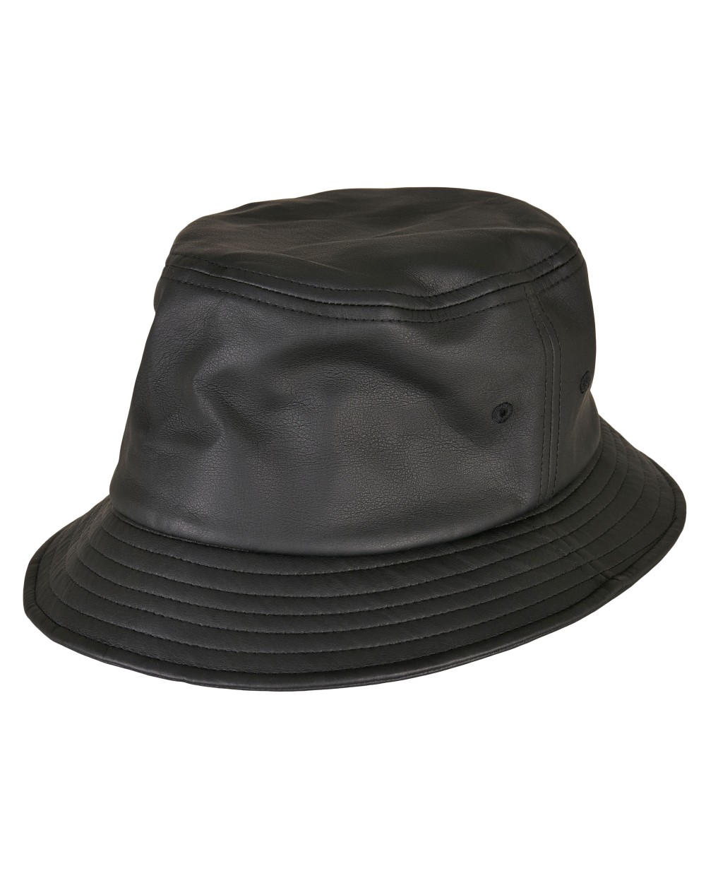 FLEXFIT Imitation Leather Bucket Hat Bob-Mützen personalisierbar