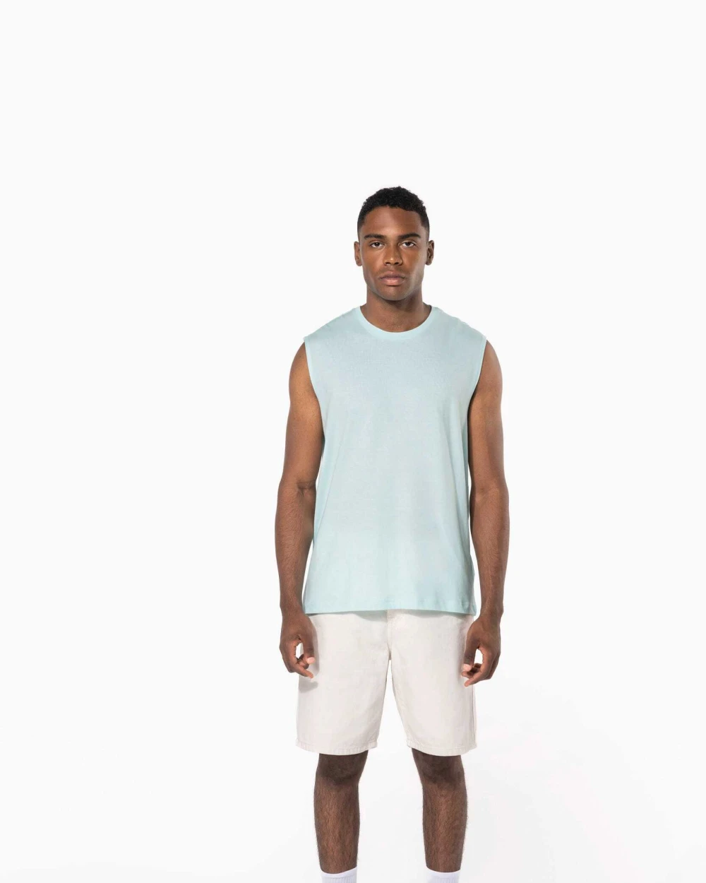 T-Shirts personnalisable KARIBAN T-shirt sans manches Bio150 homme