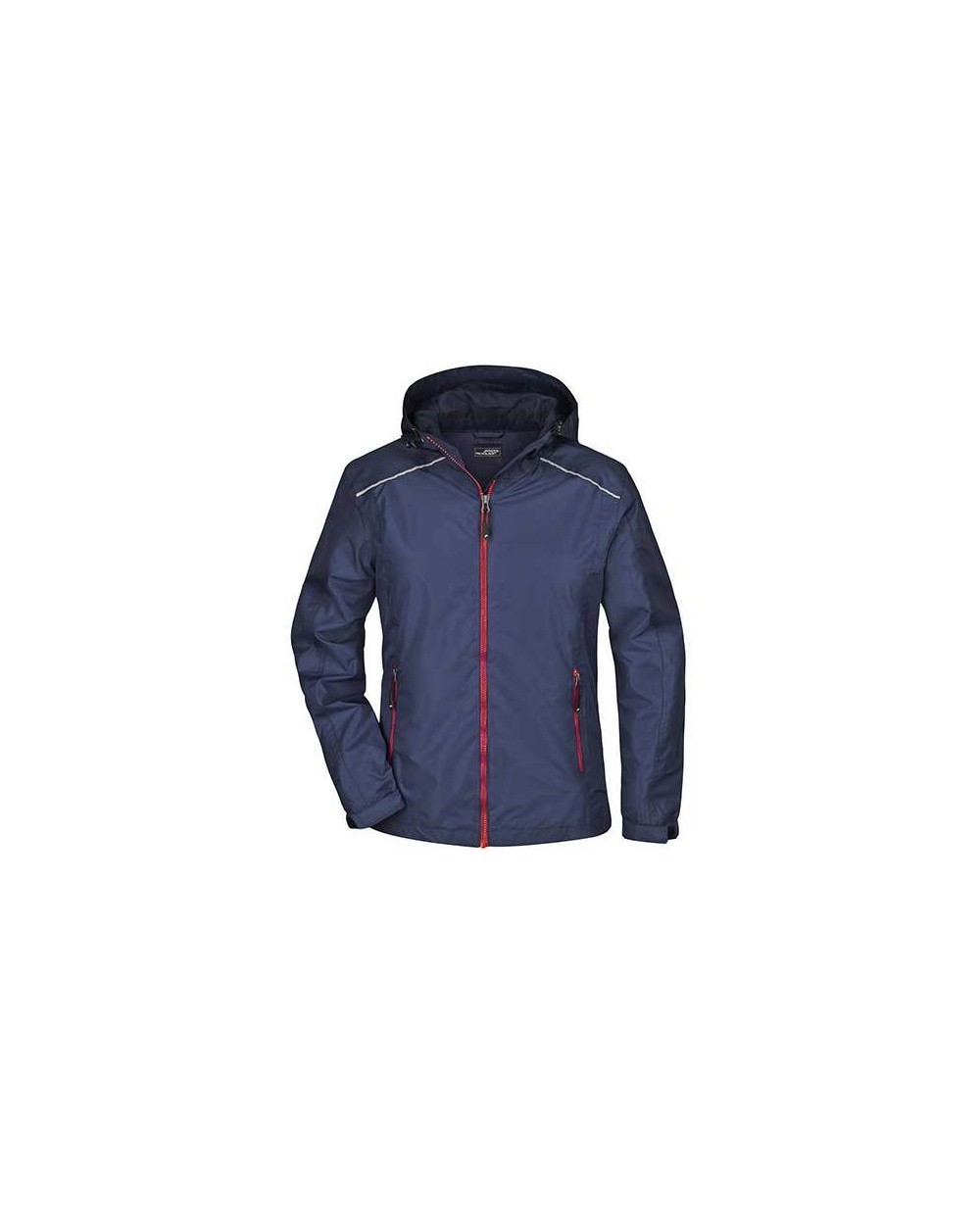 JAMES & NICHOLSON Ladies` Rain Jacket Jacken personalisierbar