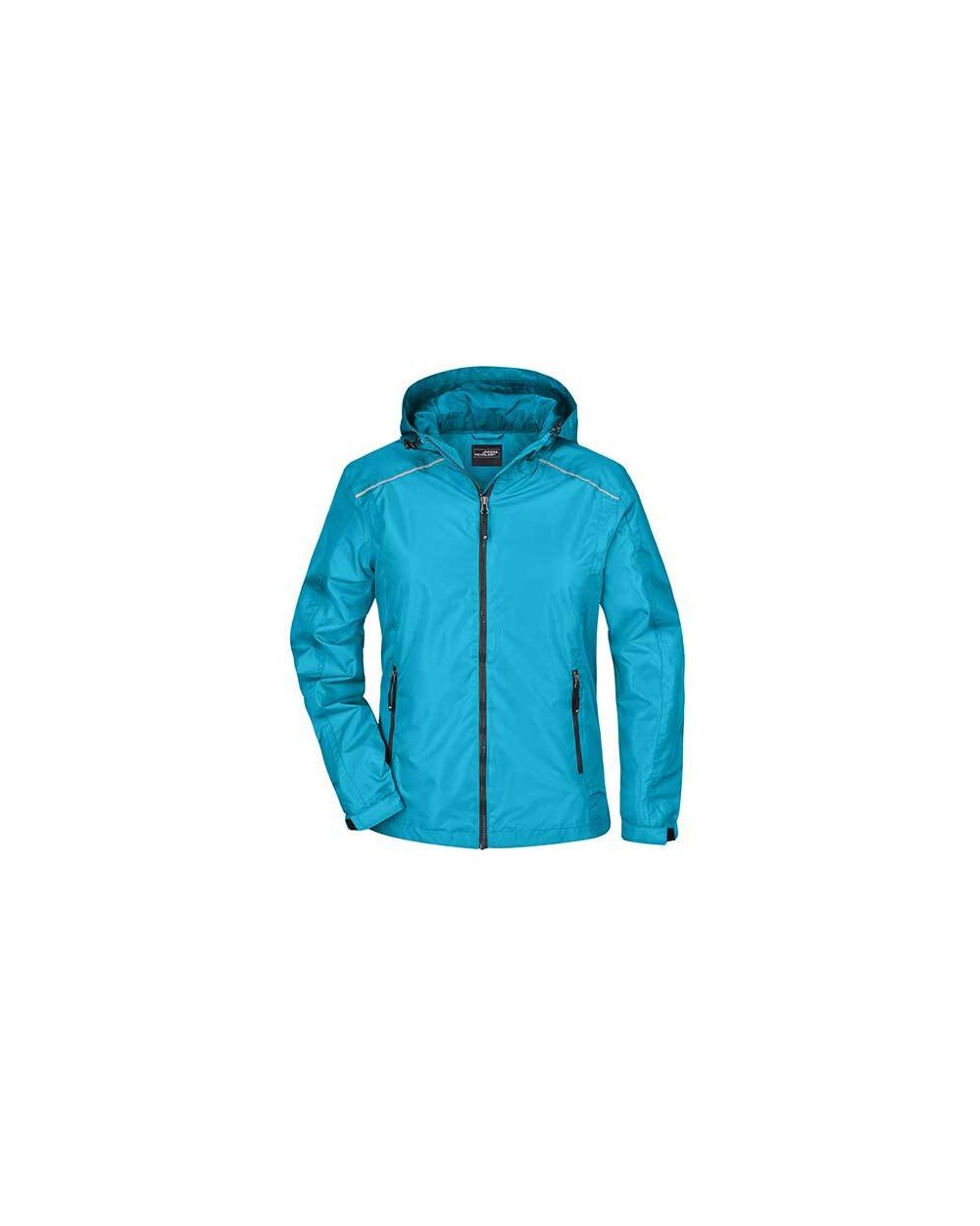 JAMES & NICHOLSON Ladies` Rain Jacket Jacken personalisierbar