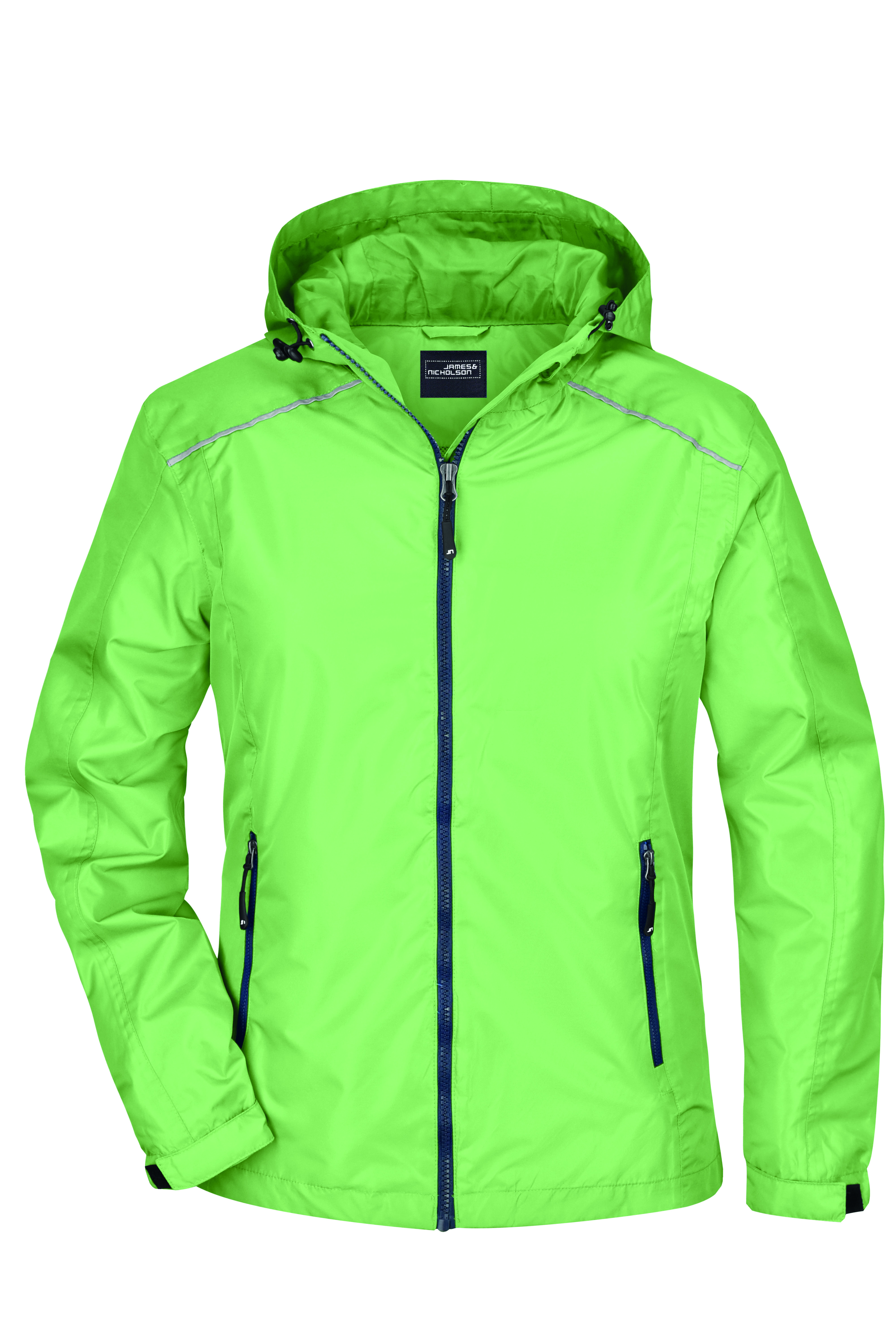 Jassen JAMES & NICHOLSON Ladies` Rain Jacket voor bedrukking &amp; borduring