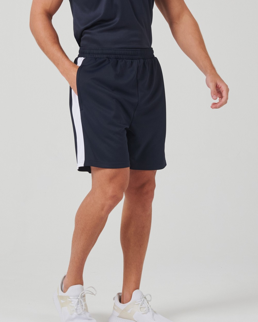 Pantalons personnalisable FINDEN-HALES ADULTS' KNITTED SHORTS WITH ZIP POCKETS