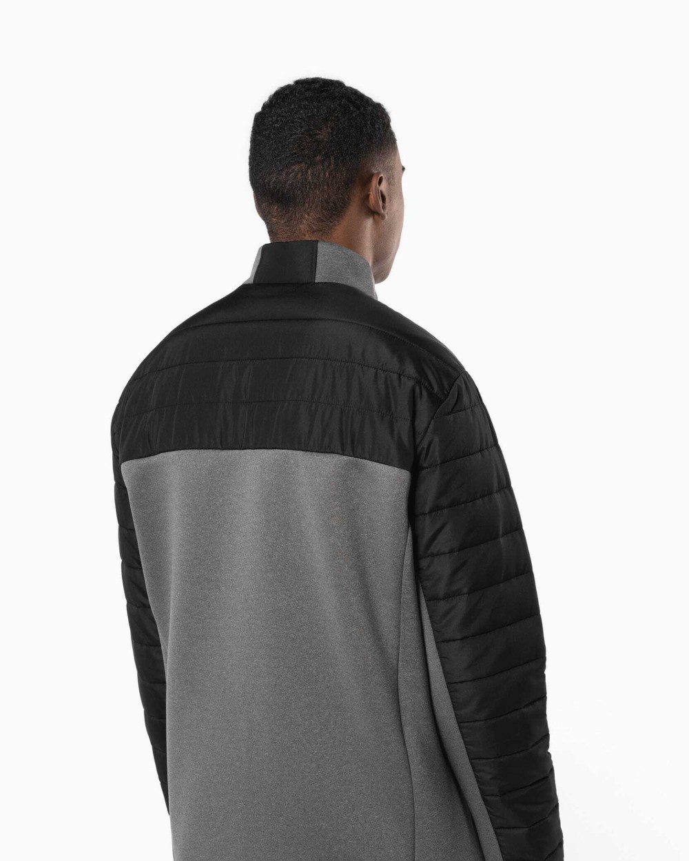 KARIBAN Jacke aus zwei Materialien für Herren Jacken personalisierbar