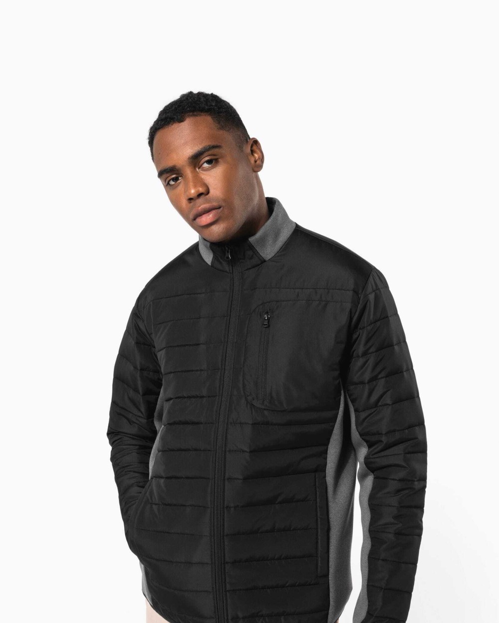 Vestes personnalisable KARIBAN Veste bi-matière homme