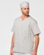 WK. DESIGNED TO WORK Kurzärmlige Unisex-Tunika aus Baumwollpolyester Schürzen personalisierbar