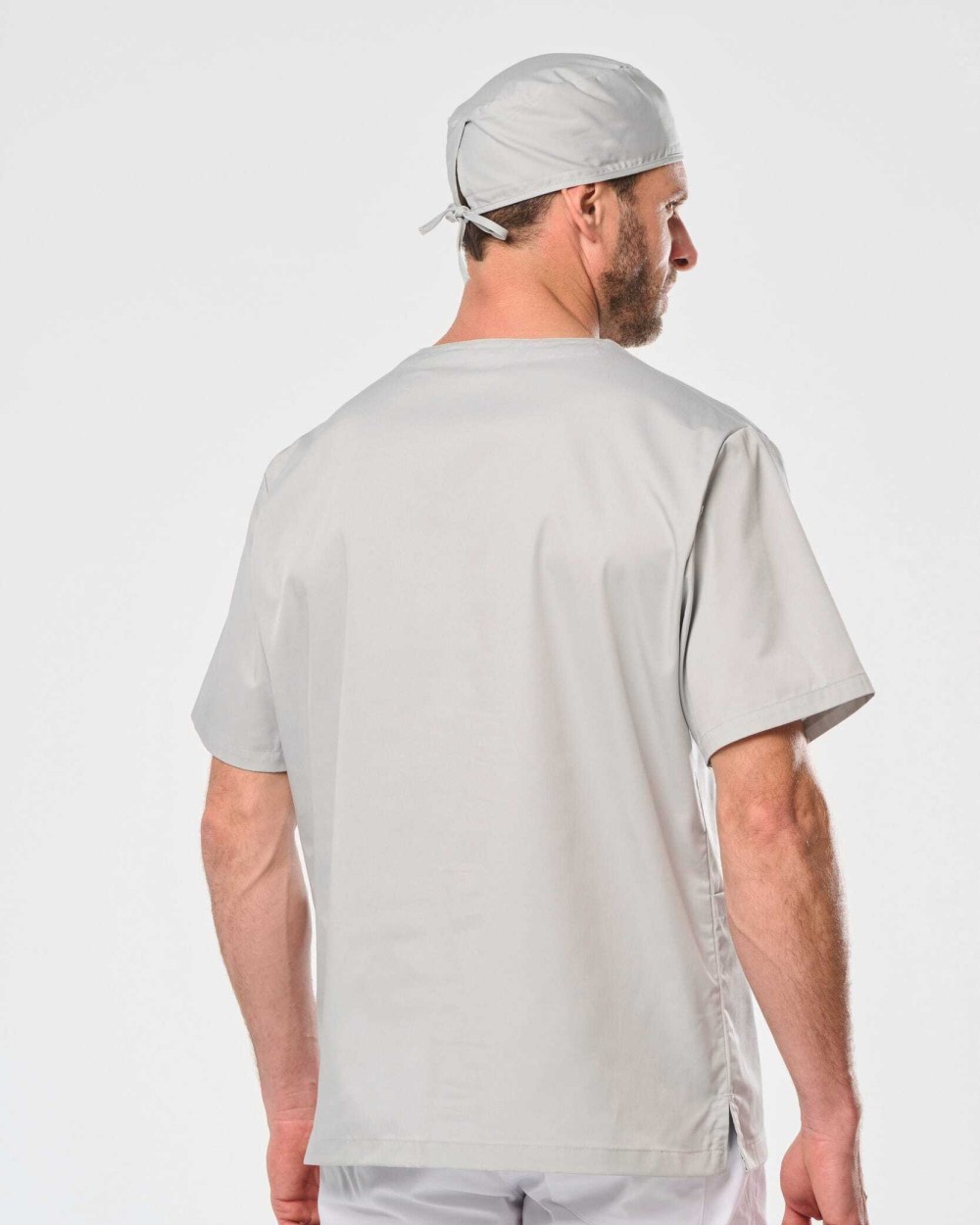 Schorten WK. DESIGNED TO WORK Unisex tuniek met korte mouwen van polykatoen voor bedrukking &amp; borduring