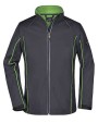 Softshells JAMES & NICHOLSON Ladies` Zip-Off Softshell Jacket voor bedrukking &amp; borduring