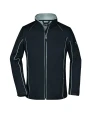 Softshells JAMES & NICHOLSON Ladies` Zip-Off Softshell Jacket voor bedrukking &amp; borduring