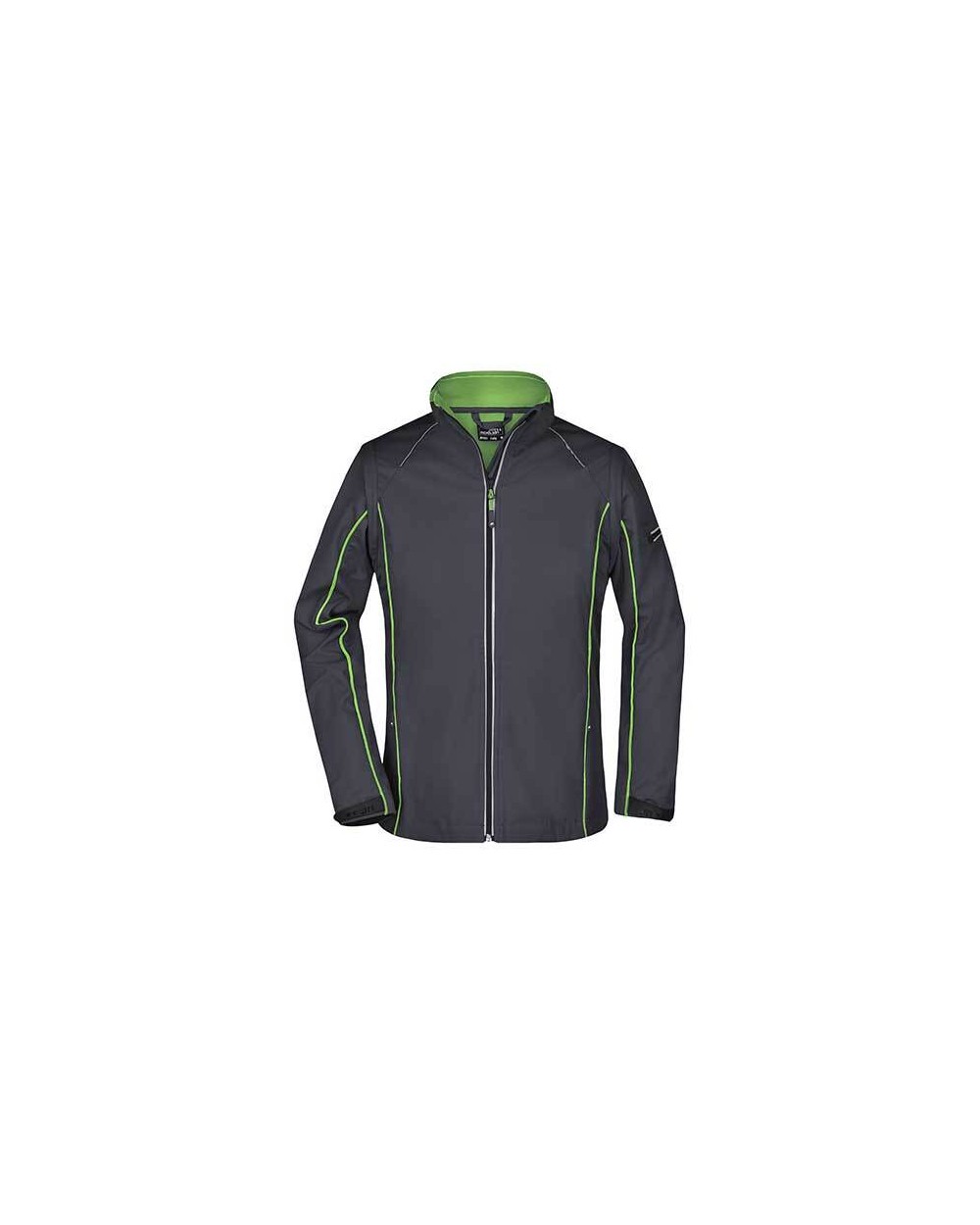Softshells JAMES & NICHOLSON Ladies` Zip-Off Softshell Jacket voor bedrukking &amp; borduring