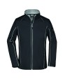 Softshells JAMES & NICHOLSON Ladies` Zip-Off Softshell Jacket voor bedrukking &amp; borduring