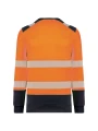 WK. DESIGNED TO WORK Sweat-shirt de sécurité recyclé col rond unisexe /api/colors/280cf50f-5f1d-4b0c-aa02-2c4cd948b4a1 personnalisable