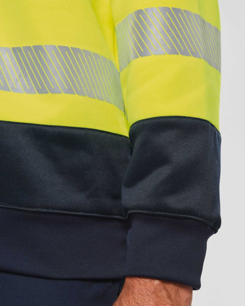 WK. DESIGNED TO WORK Recyceltes Sicherheitssweatshirt Rundhalsausschnitt Sweatshirts personalisierbar