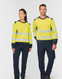 Sweat-shirts personnalisable Wk. Designed To Work Sweat-shirt de sécurité recyclé col rond unisexe