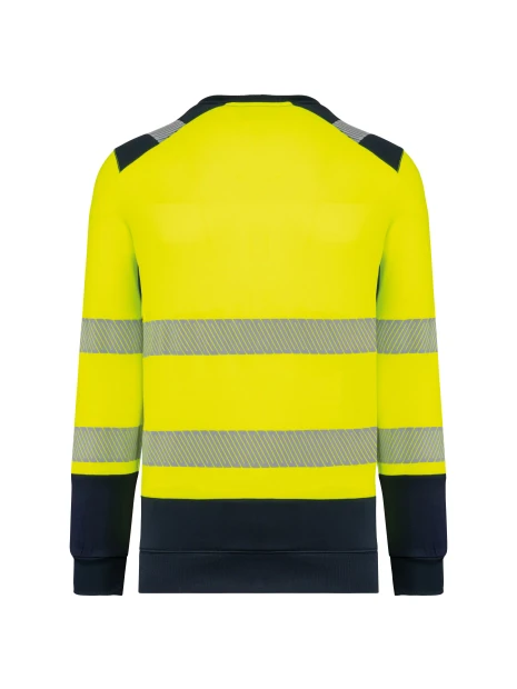 WK. DESIGNED TO WORK Sweat-shirt de sécurité recyclé col rond unisexe /api/colors/6533ef2a-e10a-4578-bbf8-4f6883629883 personnalisable