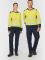 Sweat-shirts à personnaliser WK. DESIGNED TO WORK Sweat-shirt de sécurité recyclé col rond unisexe 