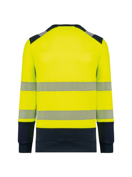 WK. DESIGNED TO WORK Sweat-shirt de sécurité recyclé col rond unisexe /api/colors/6533ef2a-e10a-4578-bbf8-4f6883629883 personnalisable