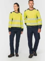 Sweat-shirts à personnaliser WK. DESIGNED TO WORK Sweat-shirt de sécurité recyclé col rond unisexe 