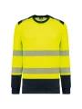 WK. DESIGNED TO WORK Sweat-shirt de sécurité recyclé col rond unisexe /api/colors/6533ef2a-e10a-4578-bbf8-4f6883629883 personnalisable