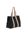 Tassen & Zakken KIMOOD Grote, gerecyclede shopper met plooi voor bedrukking &amp; borduring