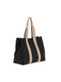 KIMOOD Grand sac shopping à soufflet recyclé  personnalisable