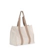 Tassen & Zakken KIMOOD Grote, gerecyclede shopper met plooi voor bedrukking &amp; borduring
