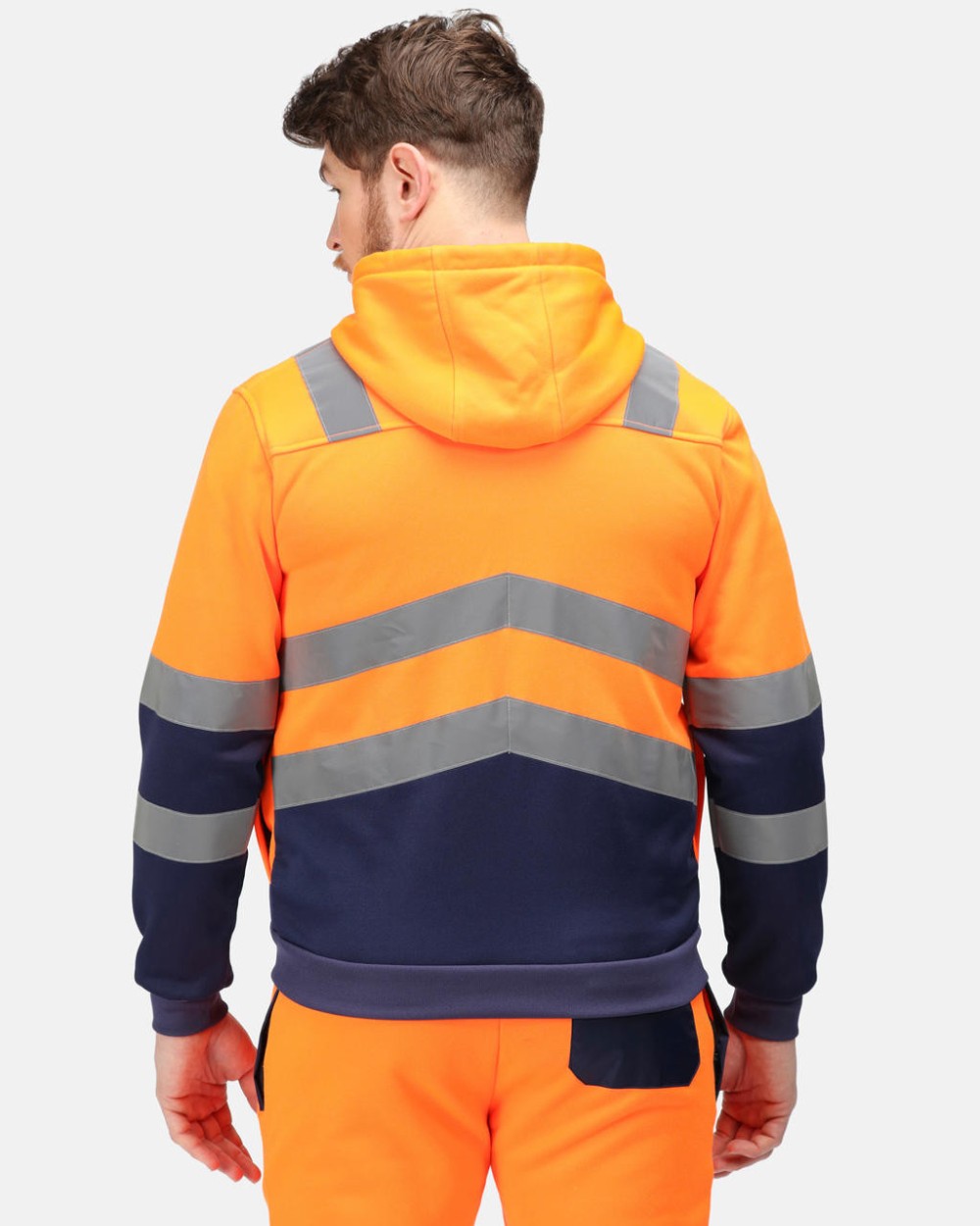 REGATTA Pro Hi Vis Full Zip Hoodie Sweatshirts personalisierbar