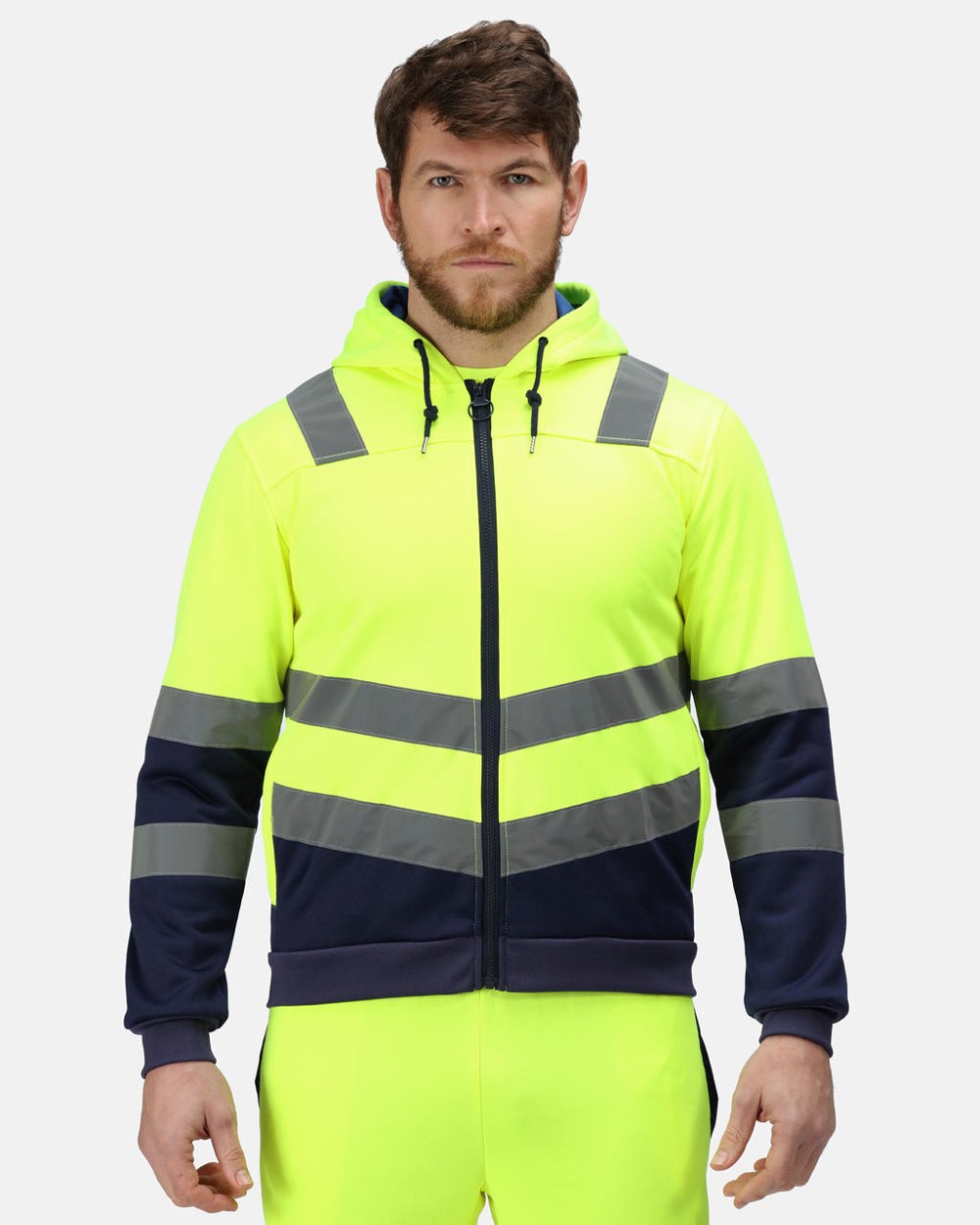 Sweaters & hoodies REGATTA Pro Hi Vis Full Zip Hoodie voor bedrukking &amp; borduring