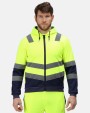 Sweat-shirts personnalisable REGATTA Pro Hi Vis Full Zip Hoodie