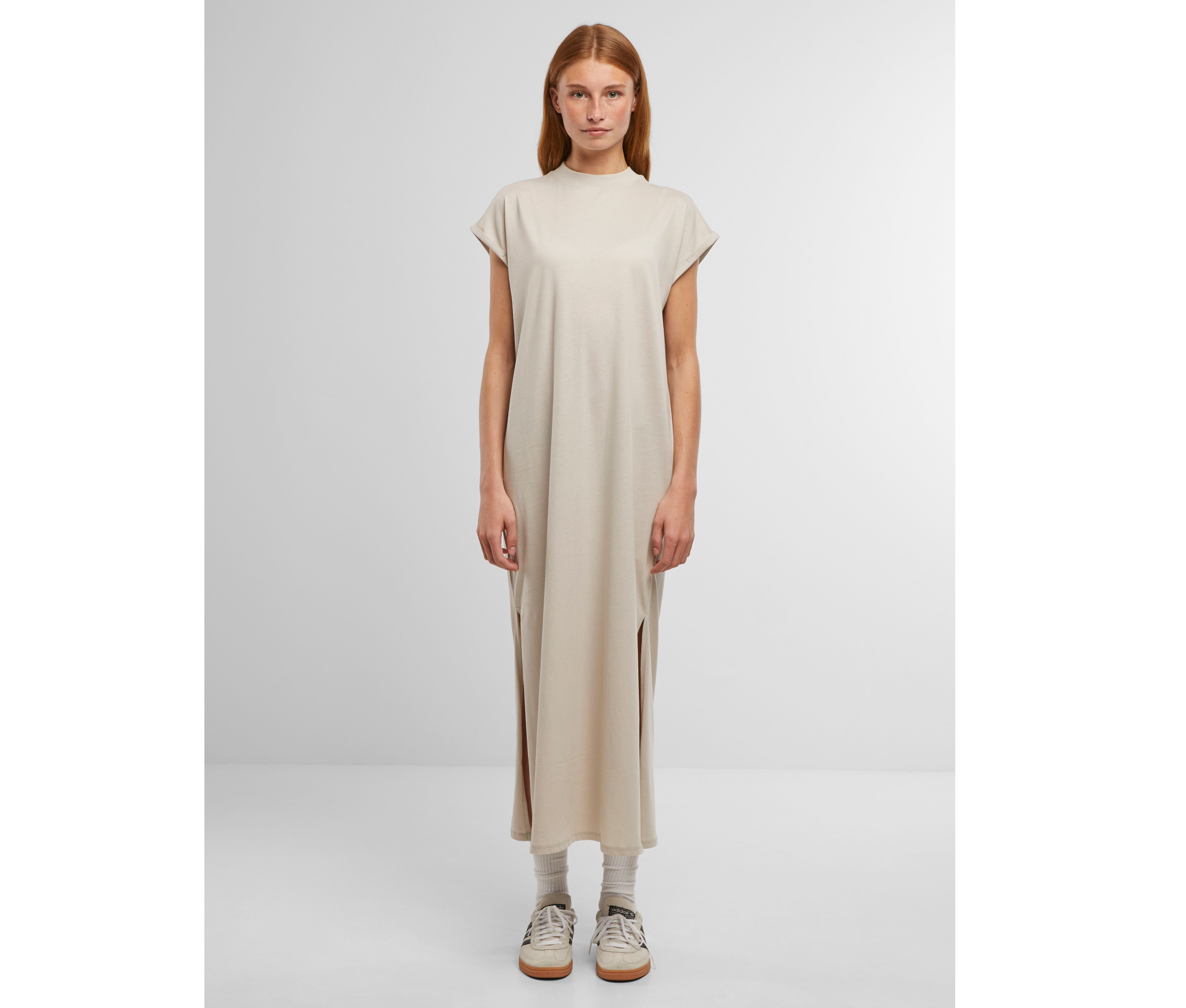 T-shirts NEW MORNING STUDIOS LADIES LONG EXTENDED SHOULDER DRESS voor bedrukking &amp; borduring