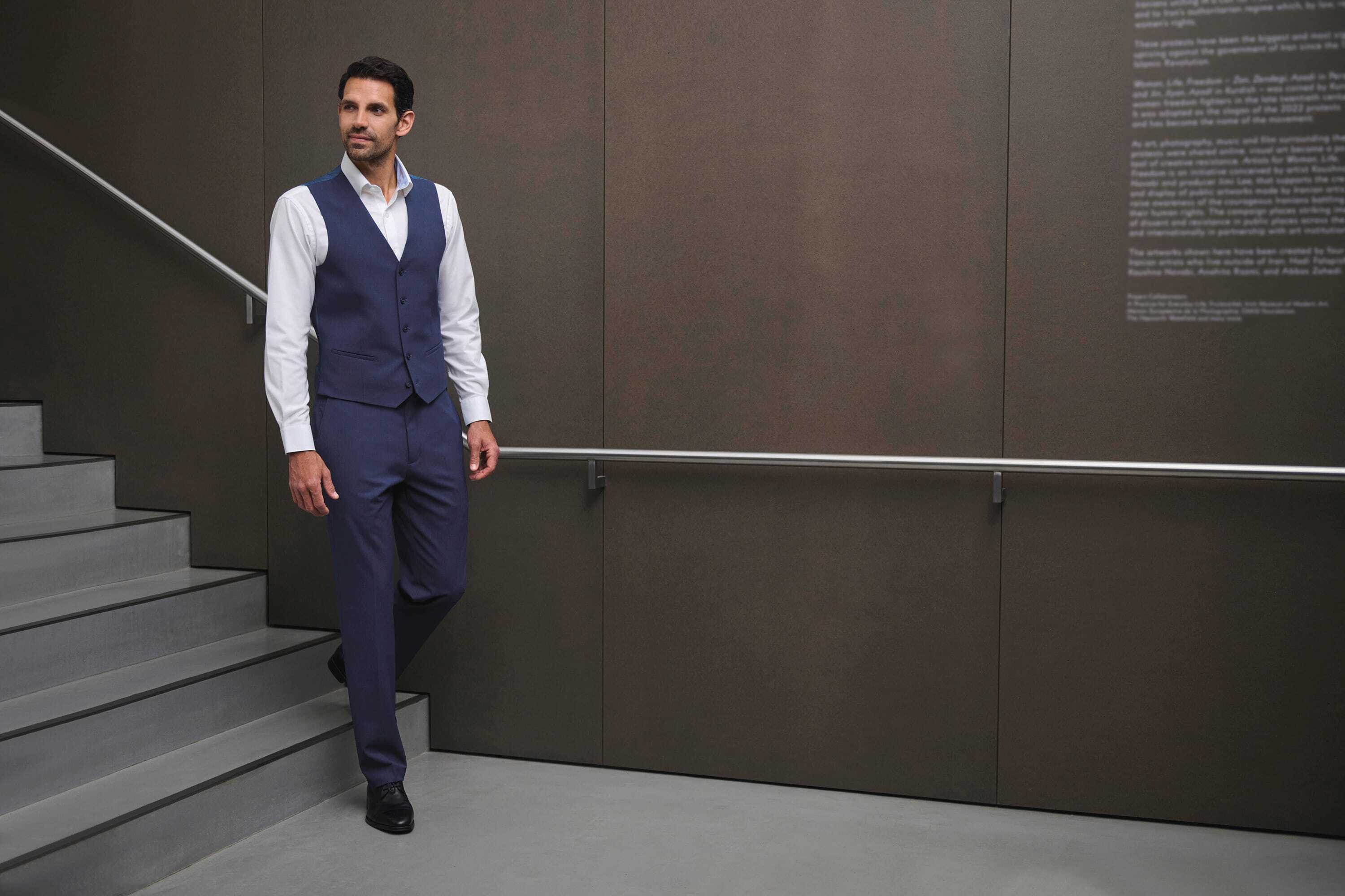 Pulls personnalisable BROOK TAVERNER Gilet homme George coupe cintrée