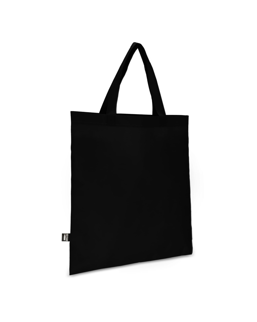 Tassen & Zakken 4DO R-PET Draagtas non-woven korte handvatten 38 x 42cm 75g/m² voor bedrukking &amp; borduring