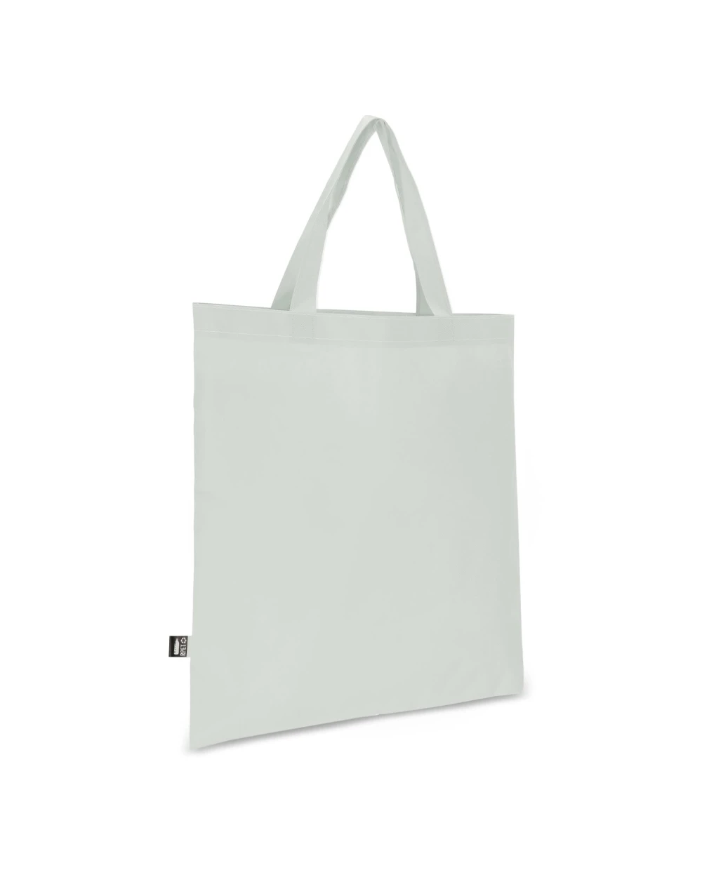Tassen & Zakken 4DO R-PET Draagtas non-woven korte handvatten 38 x 42cm 75g/m² voor bedrukking &amp; borduring