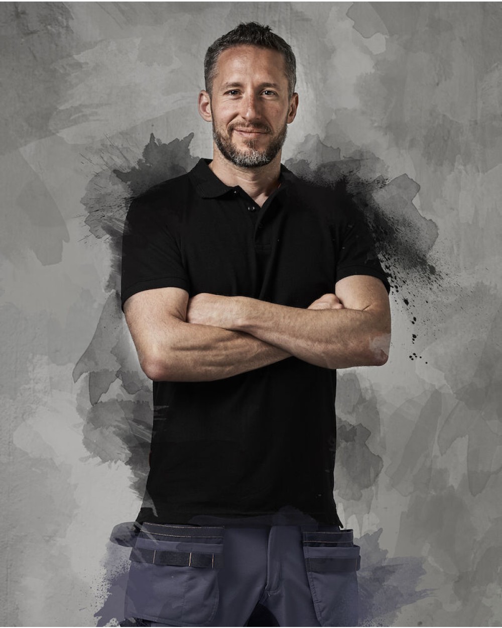 JOBMAN 2196 Kurze Hose mit Holstertaschen aus Stretch Bermudas & Shorts personalisierbar