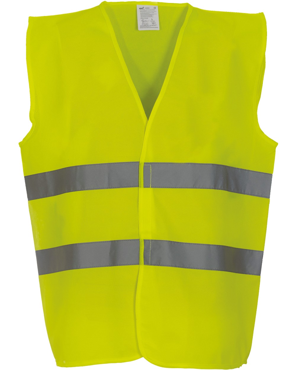 YOKO Hi-Vis 2 Bands Waistcoat Warnwesten personalisierbar