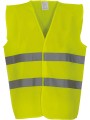 YOKO Gilet à 2 bandes haute visibilité /api/colors/b6d3a7a0-bb4b-45c6-868e-7a98352317dd personnalisable