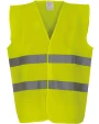 Fluo vestjes YOKO Signalisatie 2 banden hesje voor bedrukking &amp; borduring