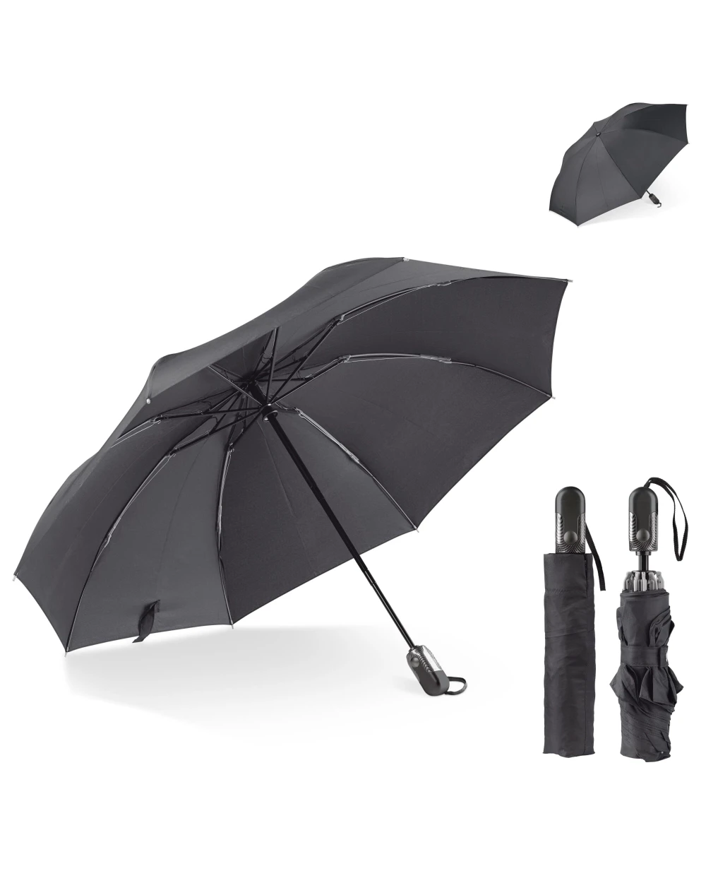 Paraplu's 4DO Deluxe 23” omkeerbare auto open/sluiten paraplu voor bedrukking &amp; borduring