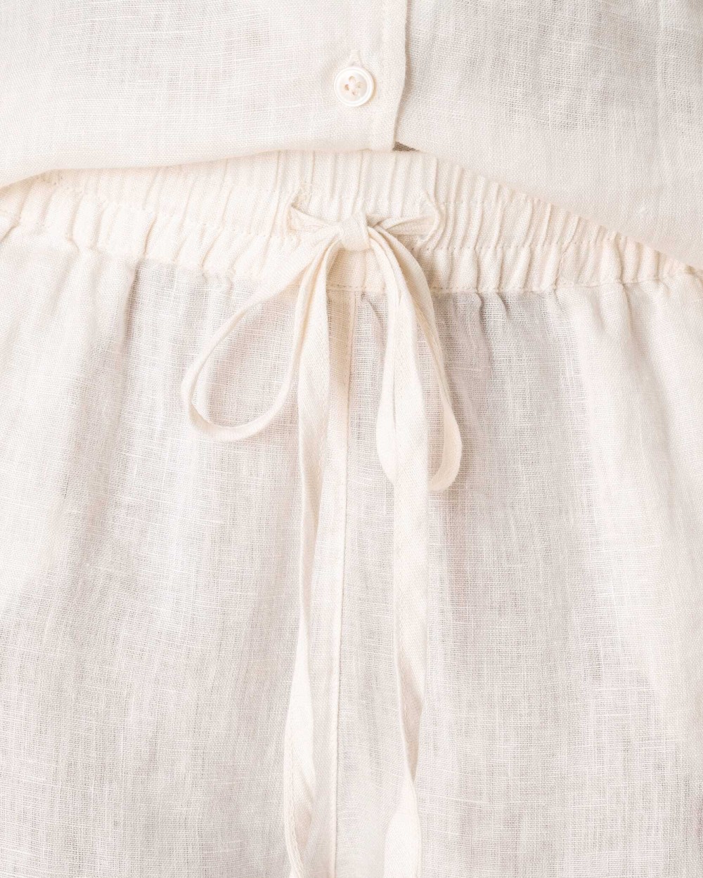 Bermuda's & Shorts SPASSO Linnen damesshort voor bedrukking &amp; borduring