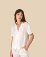 Bermuda's & Shorts SPASSO Linnen damesshort voor bedrukking &amp; borduring